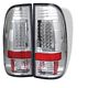 Ford F150 1997-2003 Clear LED Tail Lights