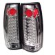 GMC Sierra 2500 1988-1998 Clear LED Tail Lights