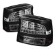 Dodge Charger 2009-2010 Black LED Tail Lights