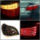 BMW 5 Series E60 2004-2007 Red and Clear LED Tail Lights