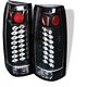 Chevy 1500 Pickup 1988-1998 Black LED Tail Lights