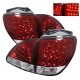 Lexus RX300 2001-2003 Red and Clear LED Tail Lights