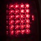 Dodge Ram 2500 1994-2002 Red and Clear LED Tail Lights