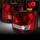 Land Rover Range Rover Sport 2006-2009 Red and Clear LED Tail Lights
