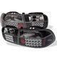Honda Civic 1992-1995 JDM Black LED Tail Lights