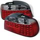BMW E38 7 Series 1995-2001 Red and Clear LED Tail Lights
