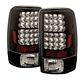 GMC Yukon Denali 2001-2006 Black LED Tail Lights