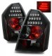 Chrysler 300C 2005-2007 LED Tail Lights with Black Housing