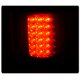 Chevy Suburban 2000-2006 Red and Clear LED Tail Lights