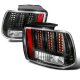Ford Mustang 1999-2004 LED Tail Lights Carbon Fiber