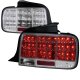Ford Mustang 2005-2009 Clear LED Tail Lights Sequential