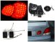 Lexus GS400 1998-2001 Red and Clear LED Tail Lights with Trunk Lights