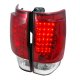 GMC Yukon 2007-2014 Red and Clear LED Tail Lights