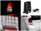 Toyota Prius 2010-2011 Red and Clear Full LED Tail Lights