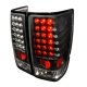 Nissan Titan 2004-2012 Black LED Tail Lights
