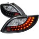 Mazda MAZDA2 2011-2012 Black LED Tail Lights