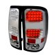 GMC Sierra 2007-2013 Clear LED Tail Lights