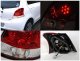 Toyota Yaris Hatchback 2007-2008 Red and Clear LED Tail Lights