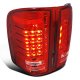 Chevy Silverado 3500HD 2007-2013 Red Bar LED Tail Lights
