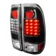 Ford F150 1997-2003 Black LED Tail Lights