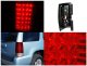 GMC Yukon 2007-2014 Red and Clear LED Tail Lights