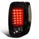 Chevy Silverado 1500HD 2003-2006 Black Smoked LED Tail Lights