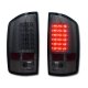 Dodge Ram 3500 2003-2005 Smoked LED Tail Lights