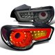 2013 Scion FRS LED Tail Lights Smoked