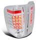 Chevy Silverado 3500HD 2007-2013 Chrome Bar LED Tail Lights