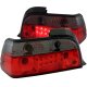 BMW 3 Series Coupe 1992-1998 Red and Smoked LED Tail Lights