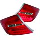 2012 Honda Civic Sedan LED Tail Lights Red and Clear