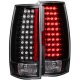 Chevy Suburban 2007-2014 Black LED Tail Lights