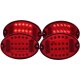 Chevy Corvette 1997-2004 Red LED Tail Lights