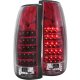Chevy 2500 Pickup 1988-1998 Red LED Tail Lights