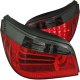 BMW 5 Series 2004-2007 Red and Smoked LED Tail Lights