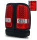 Dodge Ram 3500 1994-2002 LED Tail Lights Red and Clear