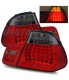 BMW 3 Series Sedan 2002-2005 Red and Smoked LED Tail Lights
