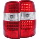 GMC Yukon 2000-2006 Red and Clear LED Tail Lights