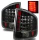 Chevy S10 1994-2004 Black LED Tail Lights
