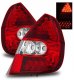 Honda Fit 2006-2008 Red and Clear LED Tail Lights