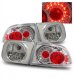 Honda Civic 1992-1995 Chrome Ring LED Tail Lights