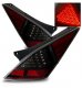 Nissan 350Z 2003-2005 LED Tail Lights Black