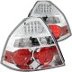 Chevy Aveo Sedan 2007-2011 Chrome LED Tail Lights