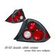 Honda Civic Coupe 2001-2003 Carbon Fiber Altezza Tail Lights