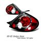 Dodge Neon 2000-2002 Black Altezza Tail Lights