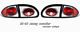 Chevy Cavalier 1995-2002 Clear Altezza Tail Lights