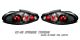 Hyundai Tiburon 1997-1999 Black Altezza Tail Lights