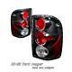 Ford Ranger 2001-2005 Black Altezza Tail Lights