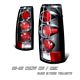 Chevy Blazer Full Size 1992-1994 Black Altezza Tail Lights