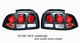Ford Mustang 1994-1998 Black Altezza Tail Lights